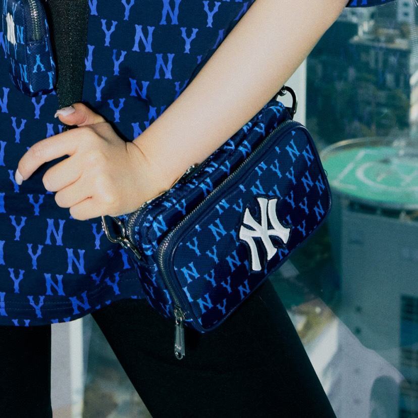 Monogram Mini Cross Bag NY Yankees Black